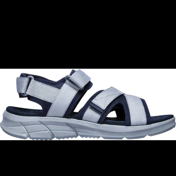 Skechers Men's Tolgus Sporty Sandal Charcoal/ Black And Navy Charcoal 237050
